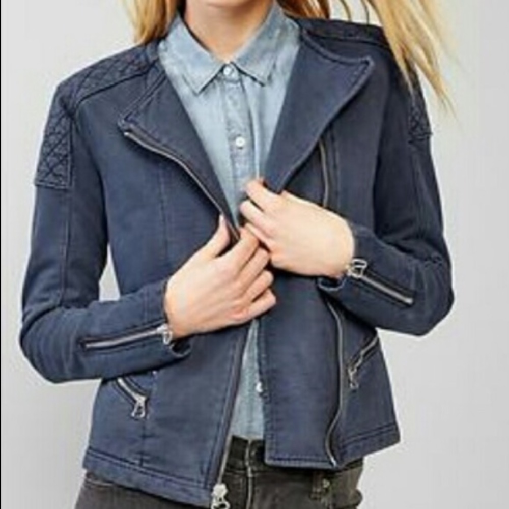 Gap quilted knit jacket sz small